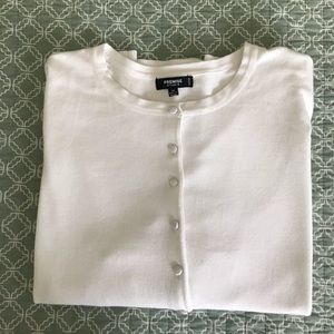Premise plus size white sweater
